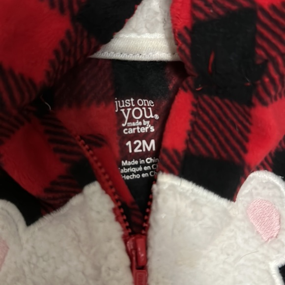 Fleece Winter Pajama (12M) - Picture 2 of 2